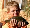 Dylan Ivey with one of his winning bream